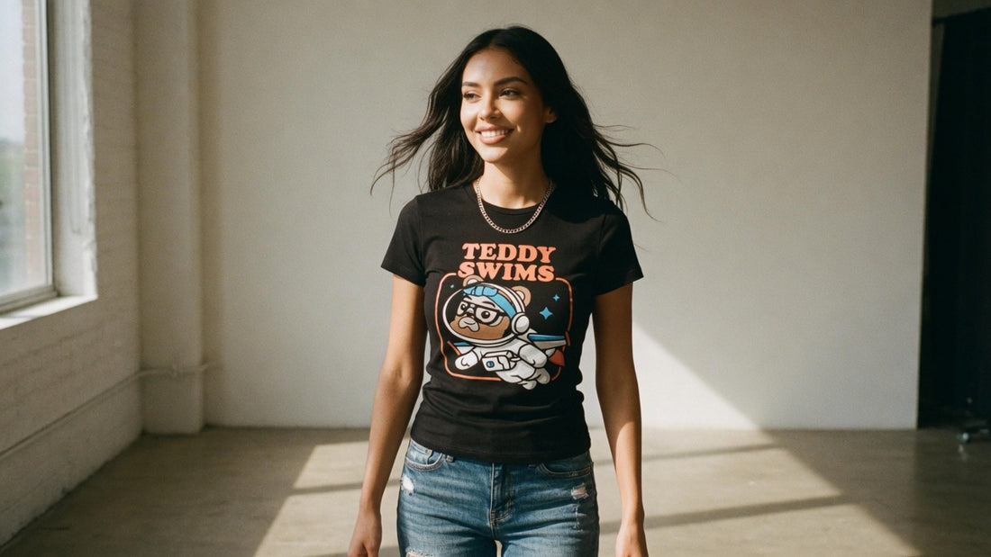 Teddy Swims t-shirt lifestyle photo — Band Shirts Australia