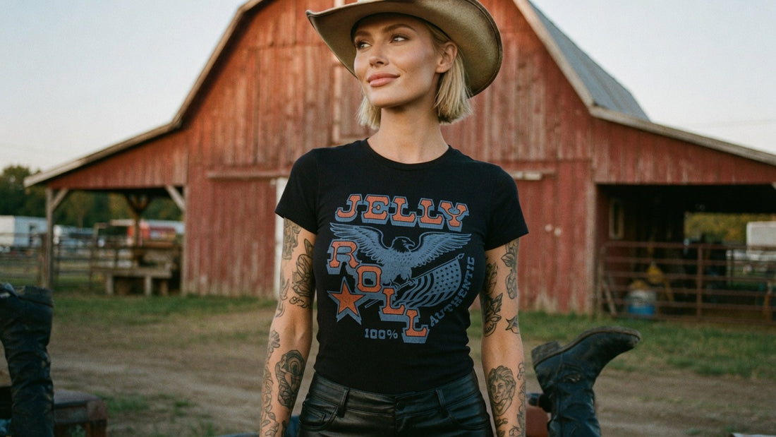 Jelly Roll t-shirt lifestyle photo — Band Shirts Australia