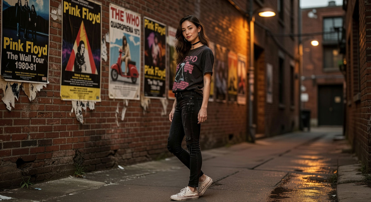 Pink Floyd t-shirt lifestyle photo — Band Shirts Australia