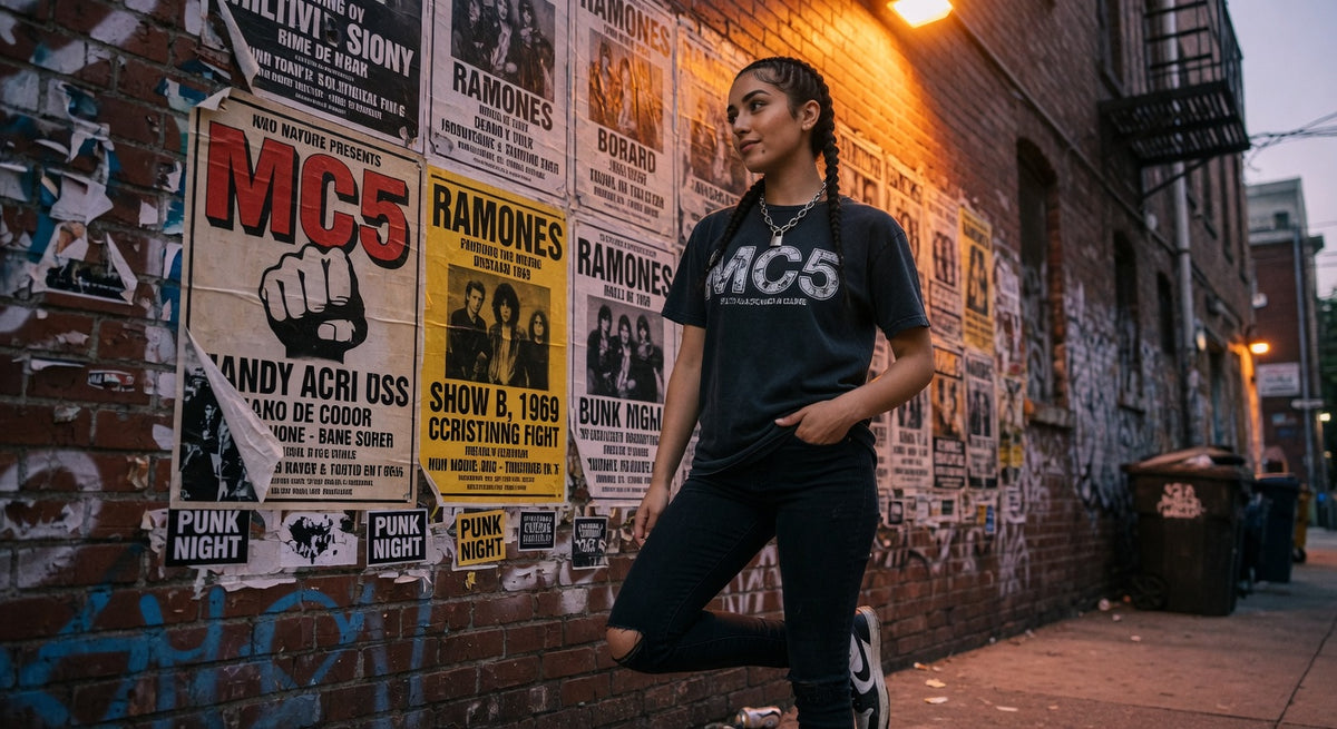 Mc5 t-shirt lifestyle photo — Band Shirts Australia