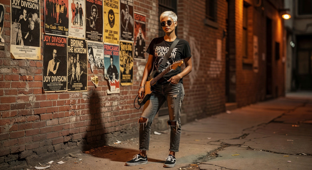 Bring Me The Horizon t-shirt lifestyle photo — Band Shirts Australia