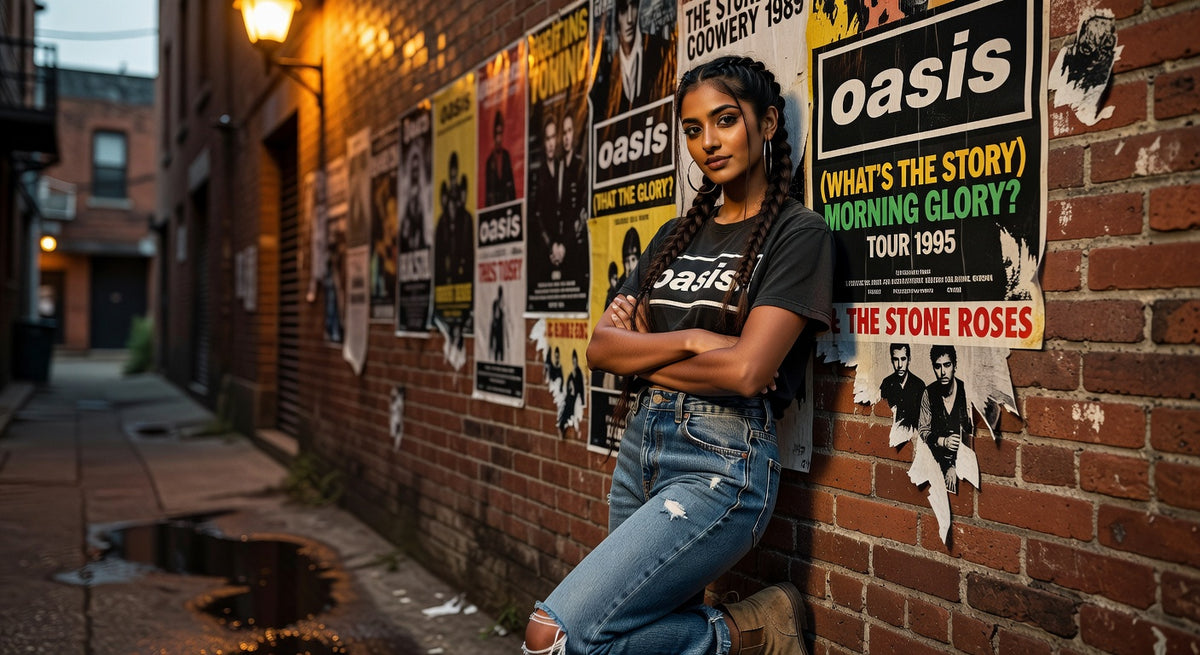 Oasis t-shirt lifestyle photo — Band Shirts Australia