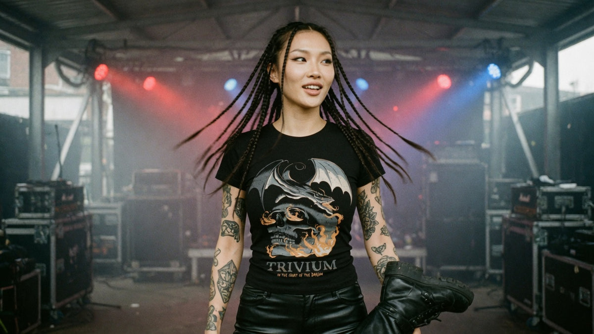 Trivium t-shirt lifestyle photo — Band Shirts Australia
