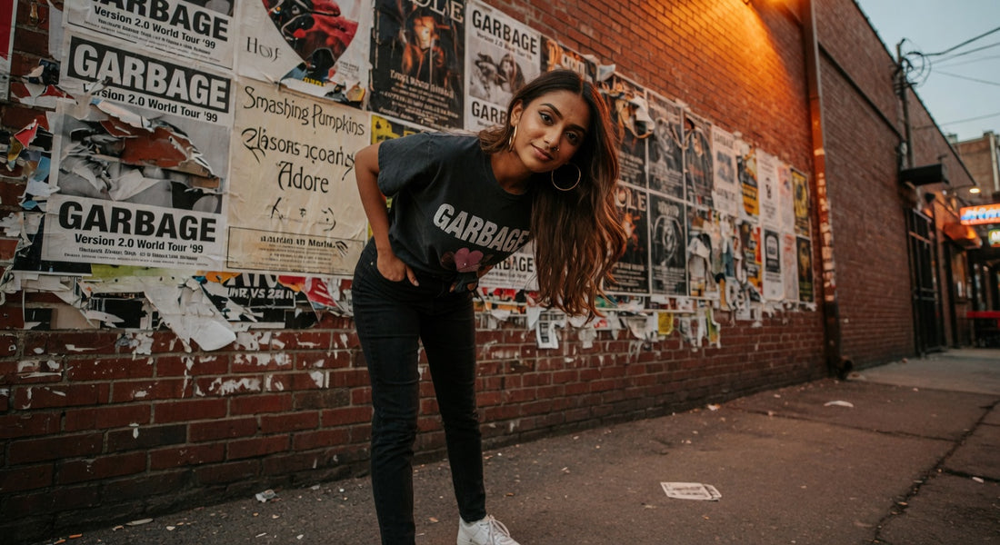 Garbage t-shirt lifestyle photo — Band Shirts Australia