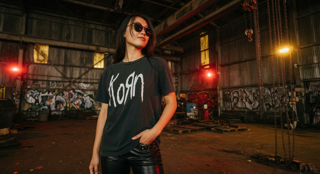 Korn t-shirt lifestyle photo — Band Shirts Australia