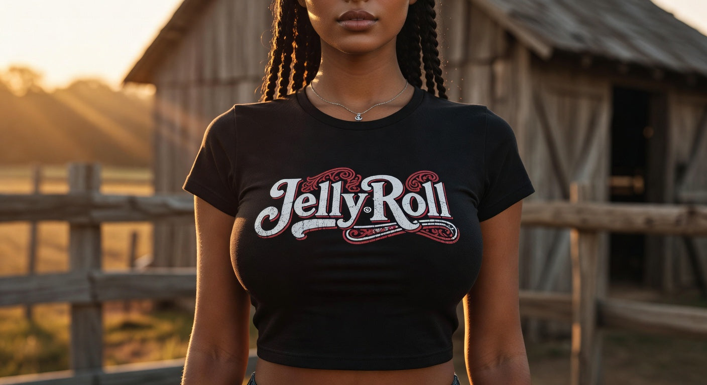 Jelly Roll t-shirt lifestyle photo — Band Shirts Australia