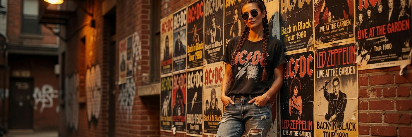 AC/DC t-shirt lifestyle photo — Band Shirts Australia