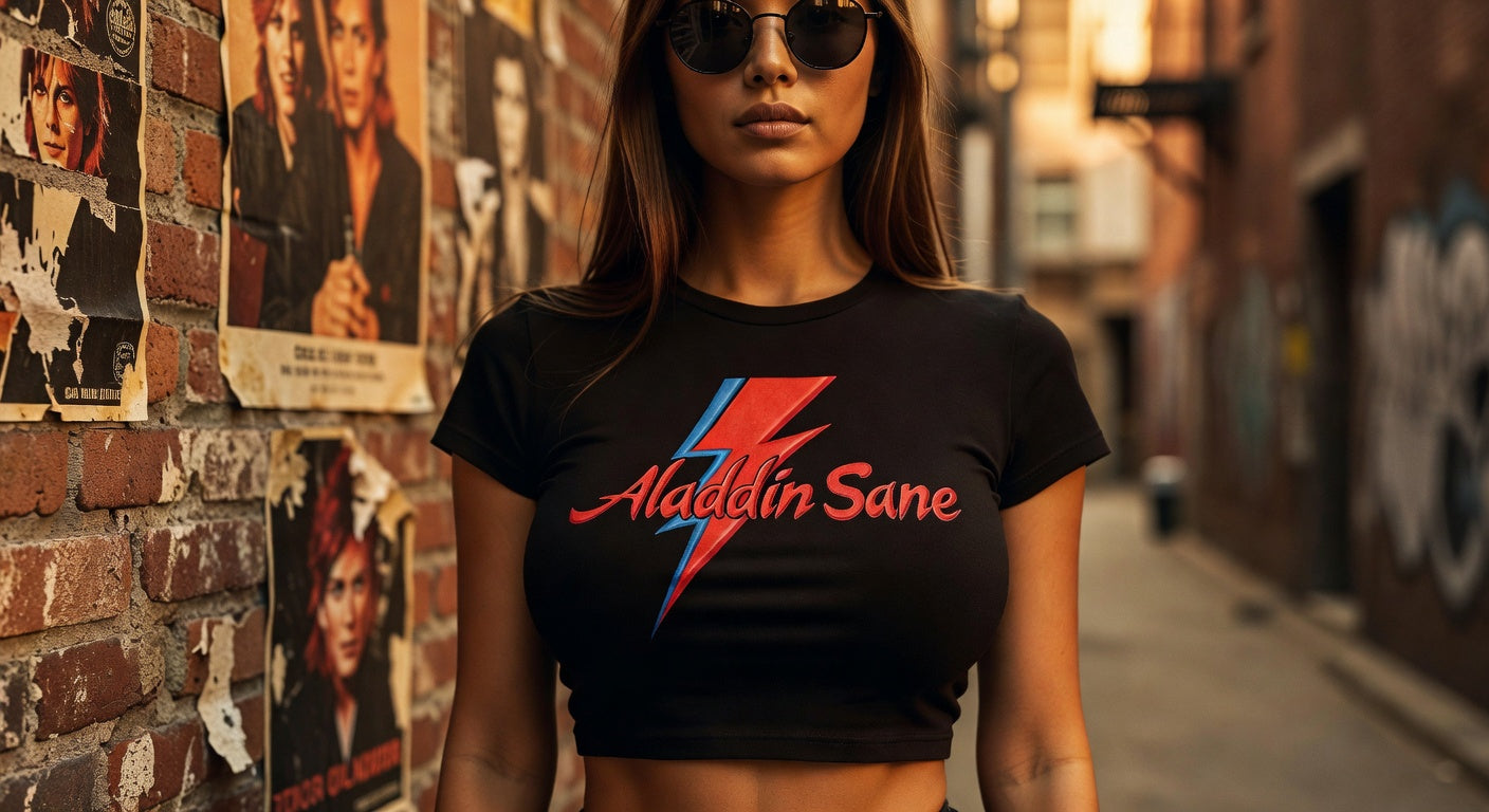 David Bowie t-shirt lifestyle photo — Band Shirts Australia