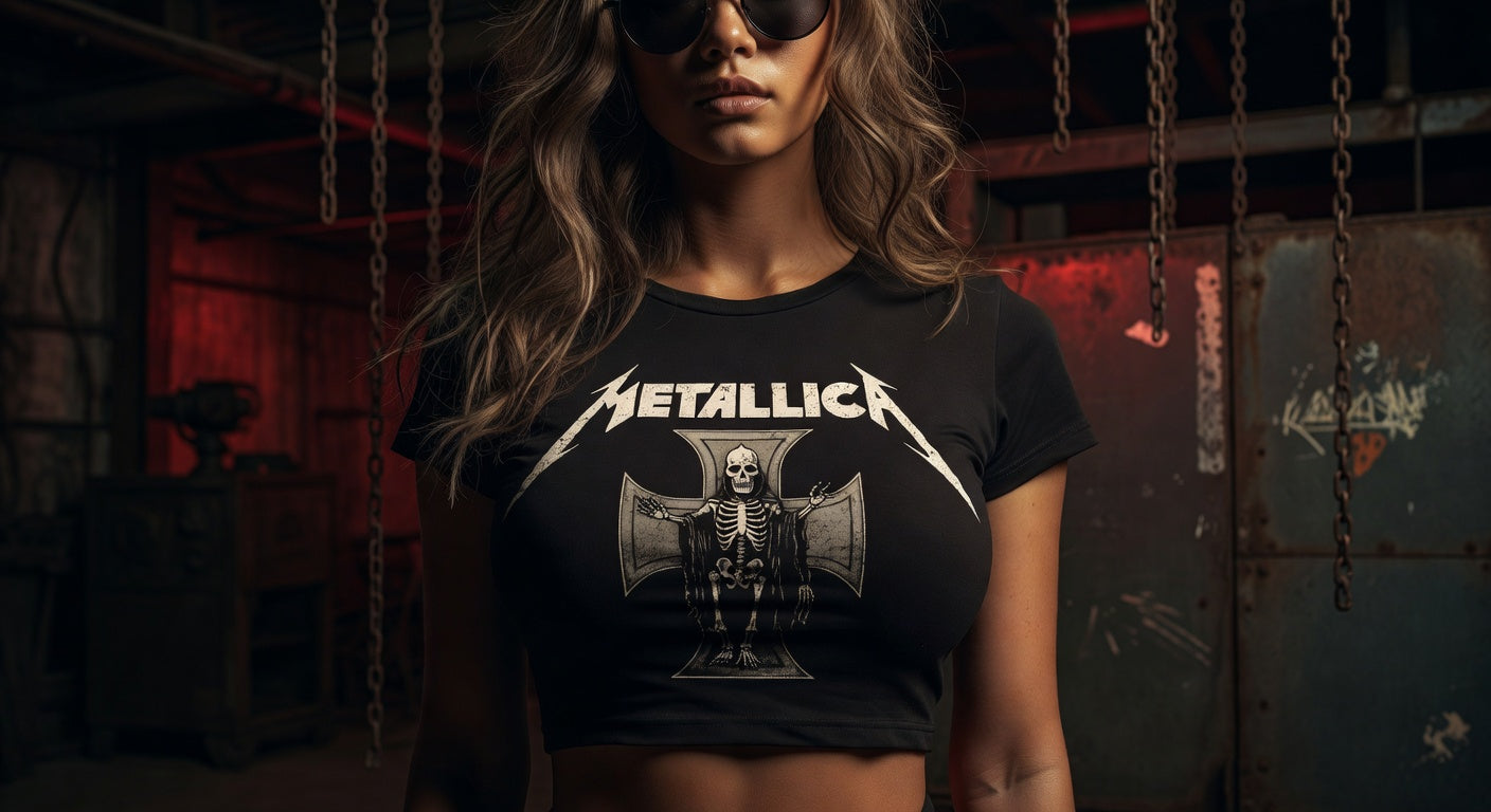 Metallica t-shirt lifestyle photo — Band Shirts Australia