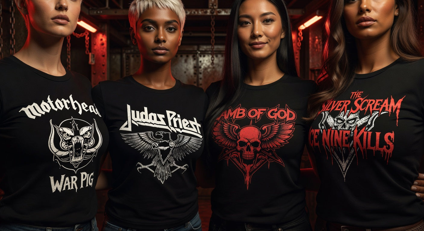 Heavy Metal / Metal t-shirt lifestyle photo — Band Shirts Australia