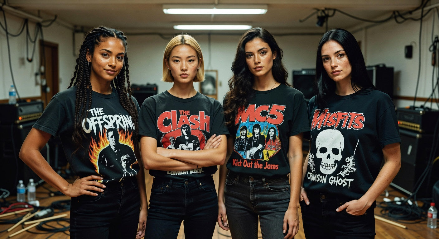Punk / Hardcore t-shirt lifestyle photo — Band Shirts Australia
