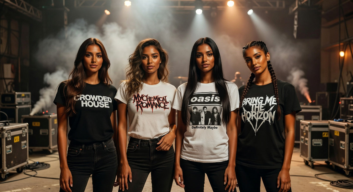 Blues / Soul / Funk Influence t-shirt lifestyle photo — Band Shirts Australia
