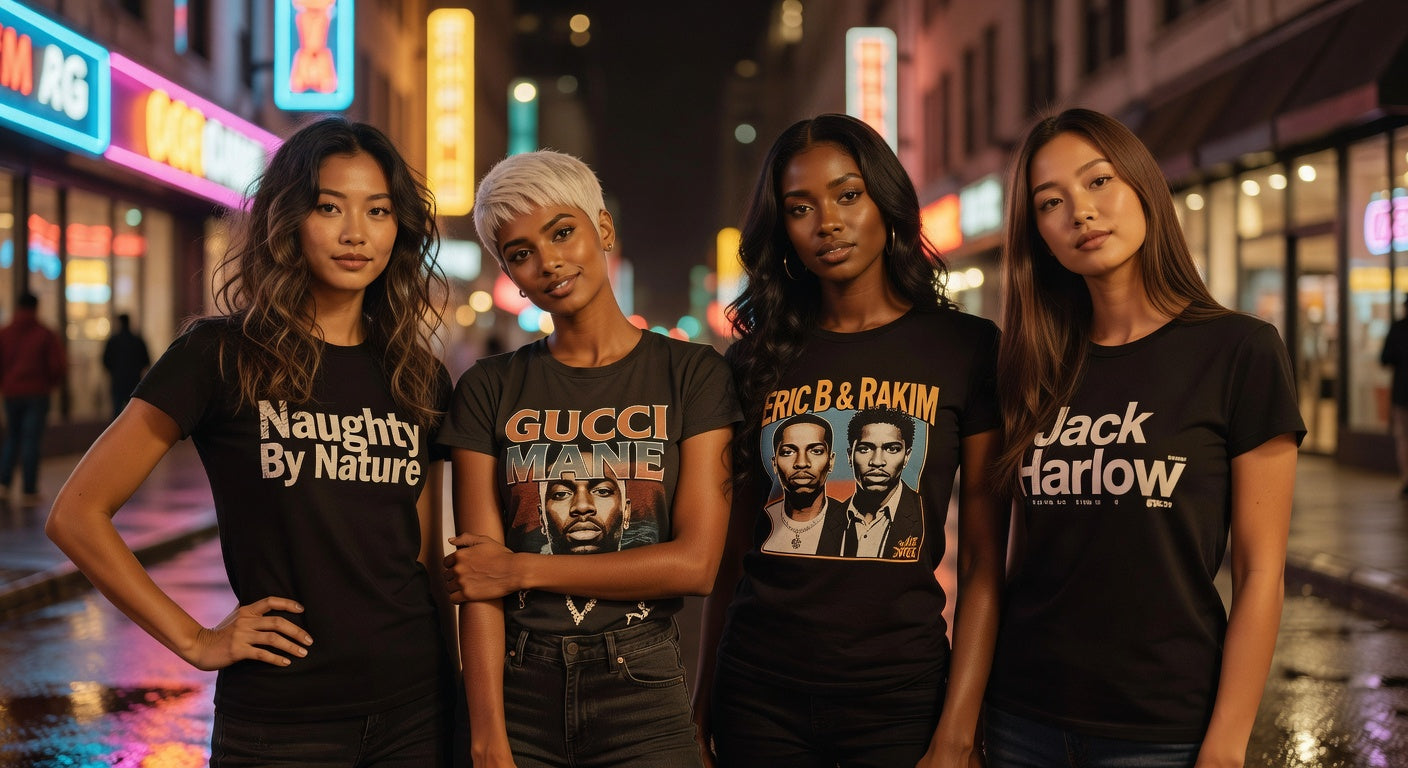 Hip Hop / Rap t-shirt lifestyle photo — Band Shirts Australia