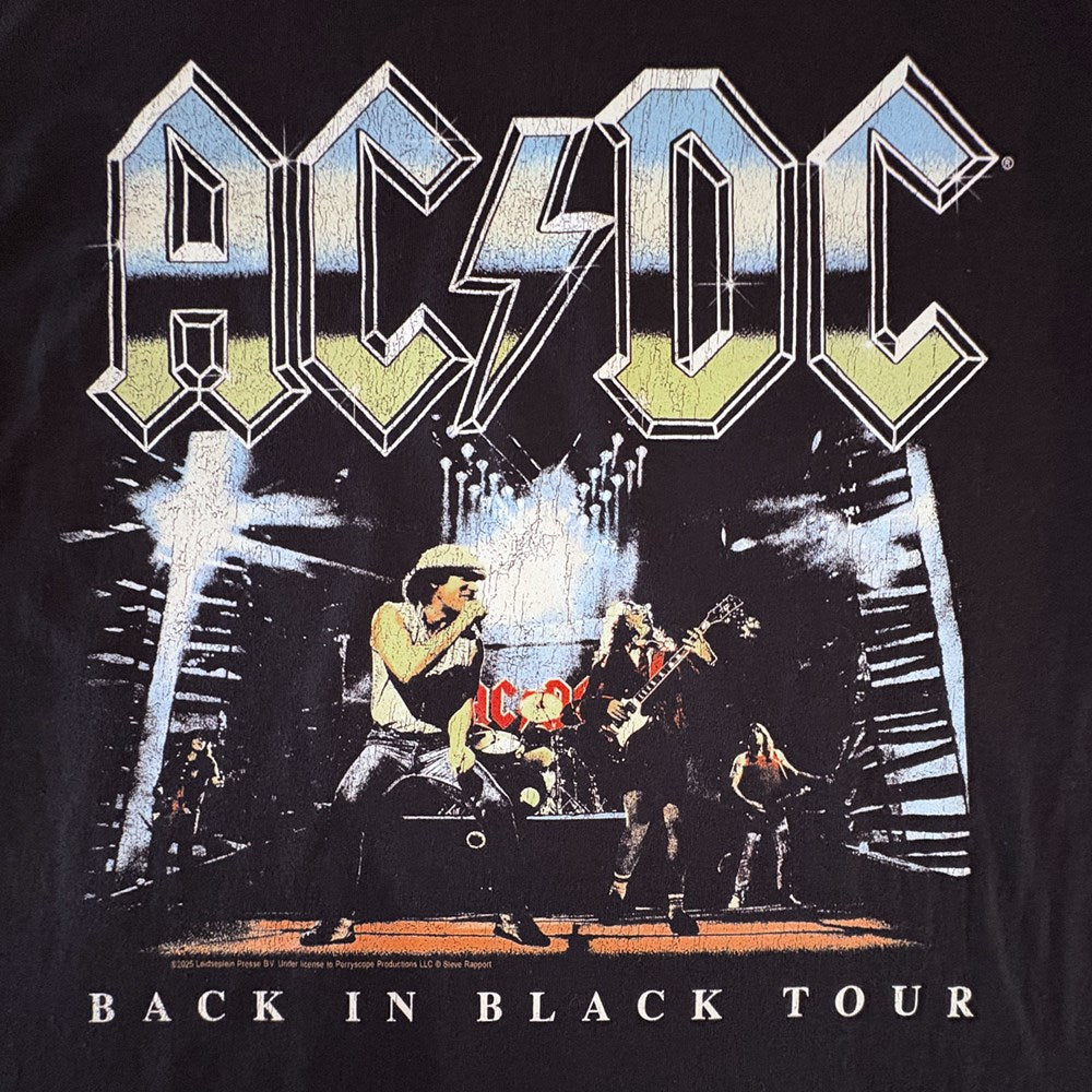 AC/DC Back in Black Onstage T-Shirt – Black