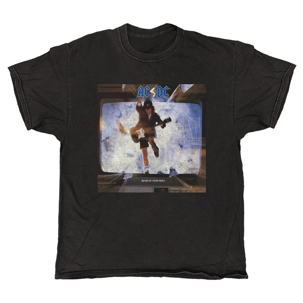 AC/DC Blow Up Your Video Album T-Shirt – Black Vintage