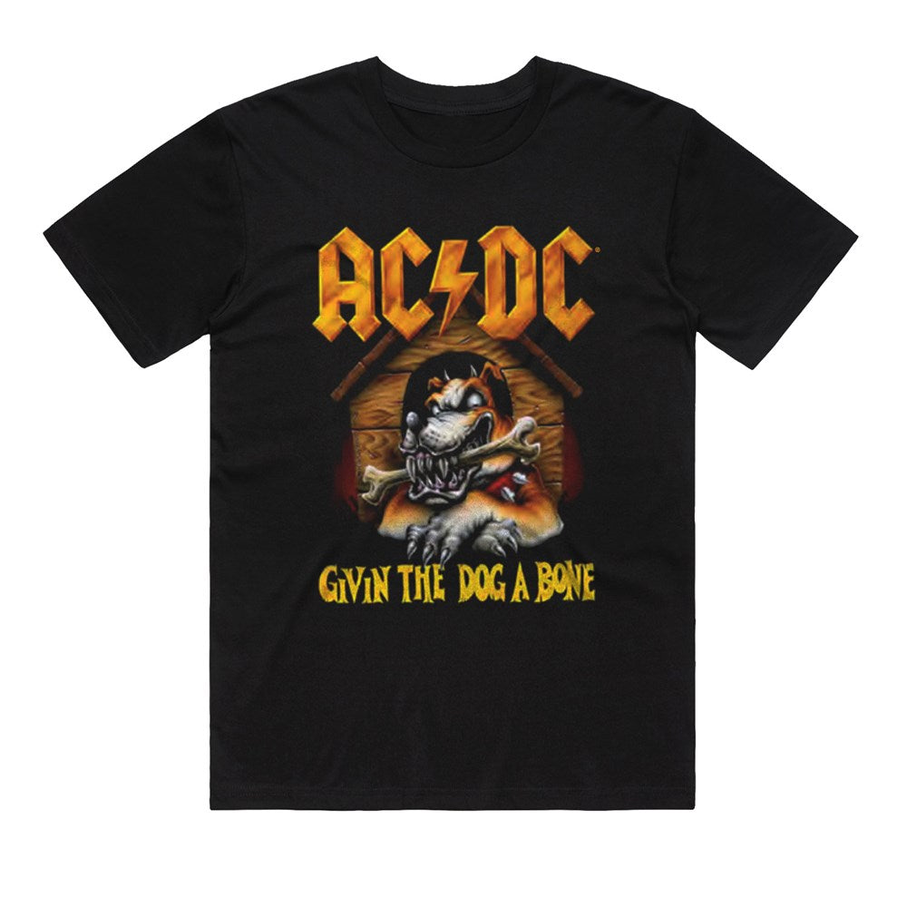 AC/DC Dog a Bone T-Shirt – Black