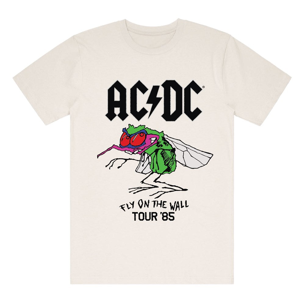 AC/DC Fly on Wall '85 Tour T-Shirt – Natural