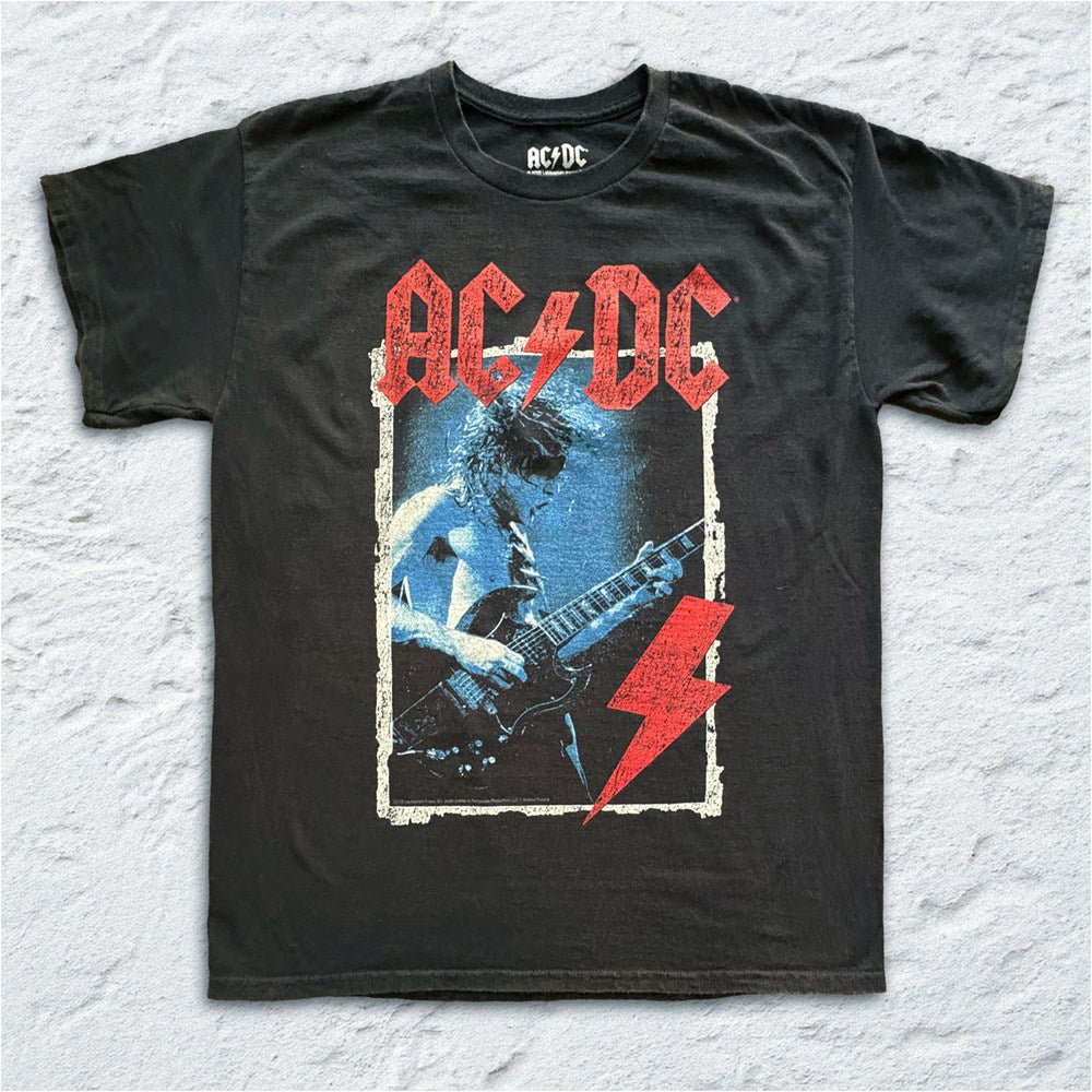AC/DC Framed Angus T-Shirt – Black Vintage