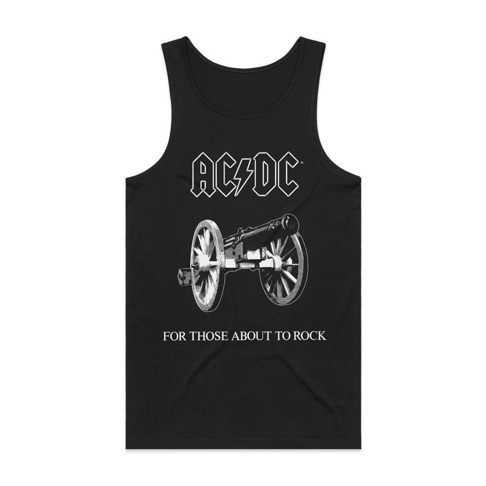 AC/DC For Those About To Rock Album Tank – Black