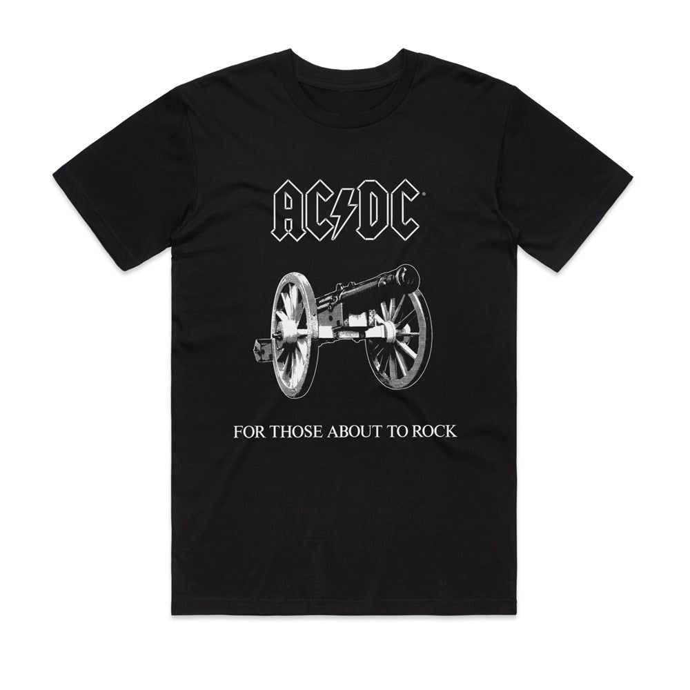AC/DC - About To Rock - Black T-shirt