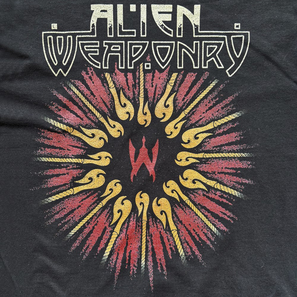 Alien Weaponry Radial Hooks T-Shirt – Black