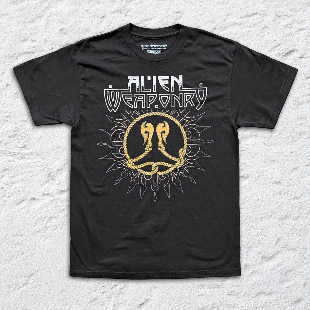 Alien Weaponry Sun Logo T-Shirt – Black