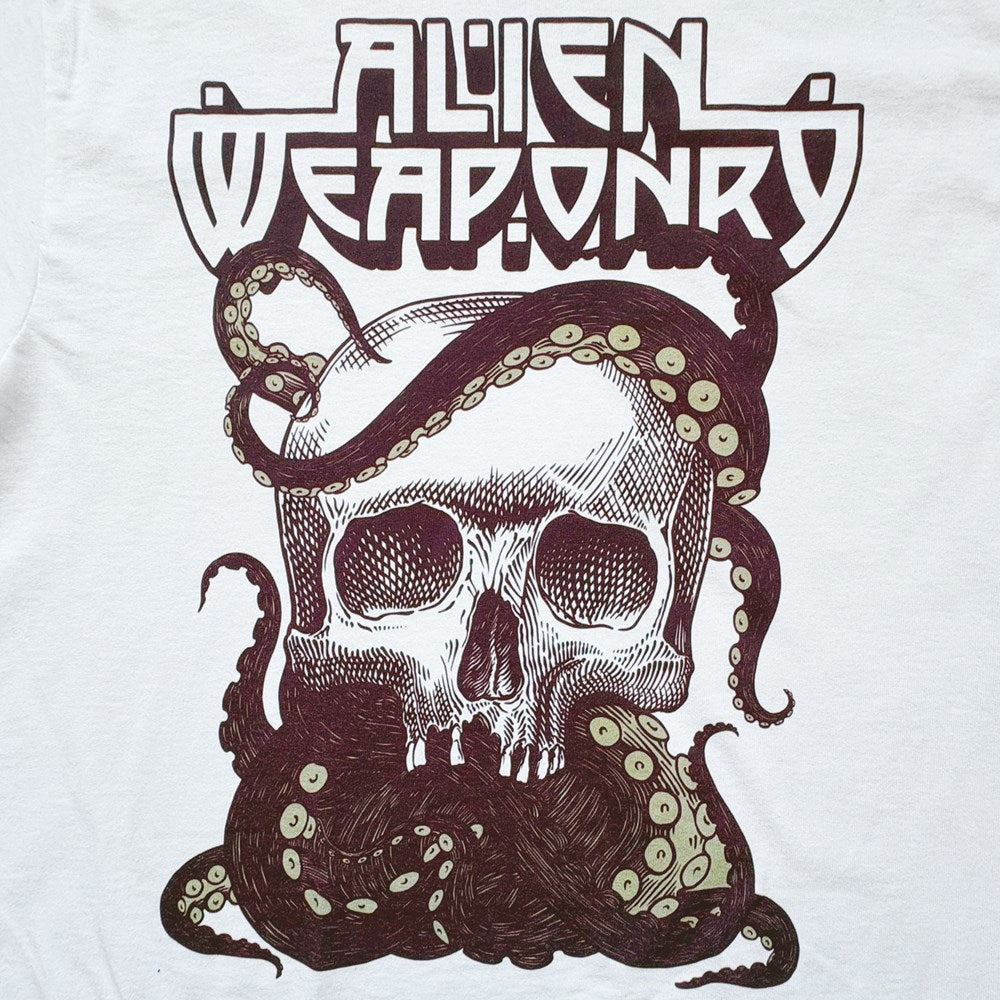 Alien Weaponry Tenta Skull T-Shirt – White