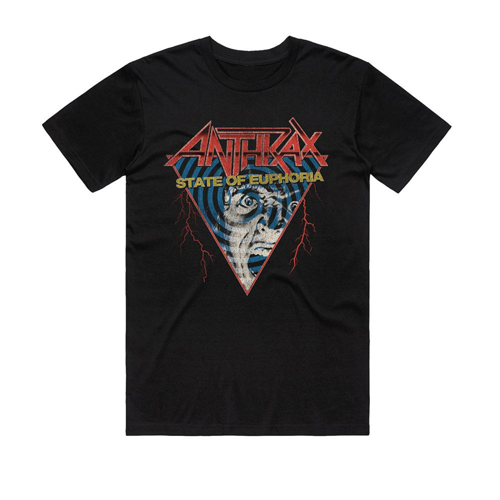 Anthrax Optical Euphoria T-Shirt – Black