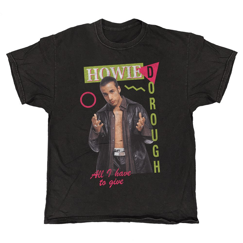 Backstreet Boys - Howie Dorough - Black Vintage T-shirt
