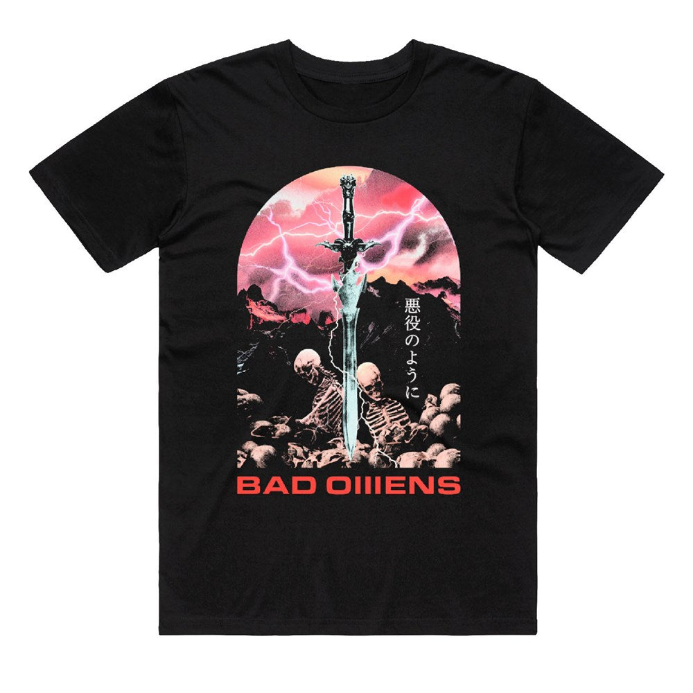 Bad Omens Fantasy Sword T-Shirt – Black