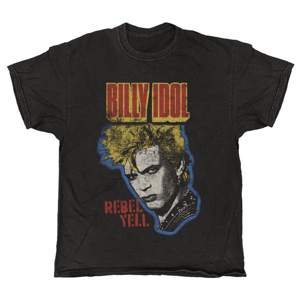 Billy Idol - Rebel Yell - Black Vintage T-shirt