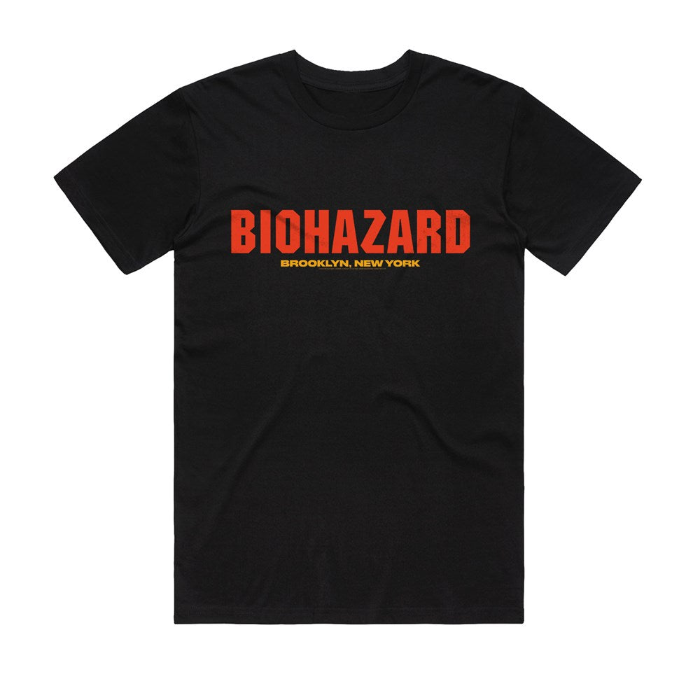 Biohazard Brooklyn NY Logo T-Shirt – Black