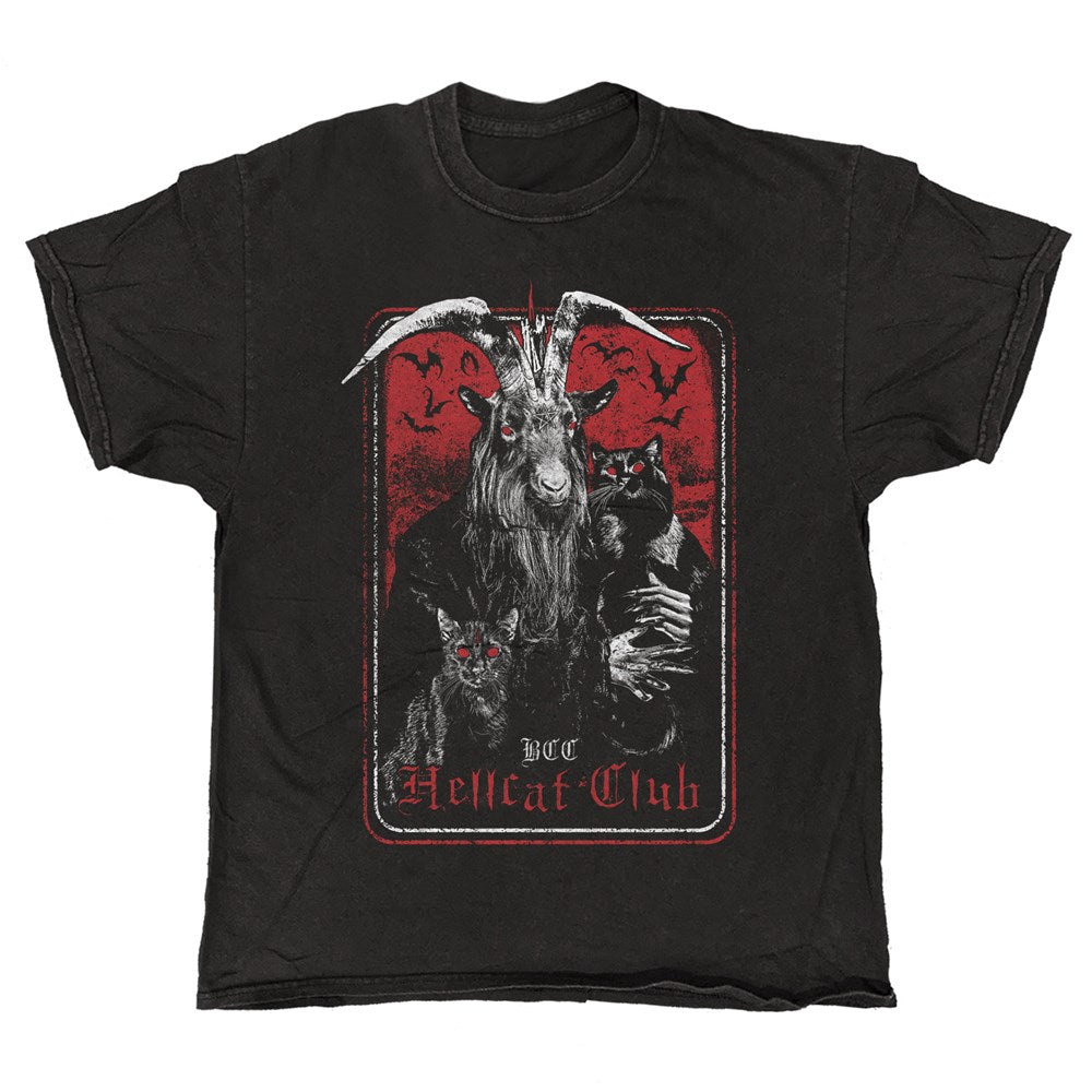 Blackcraft Hellcat Club T-Shirt – Black Vintage