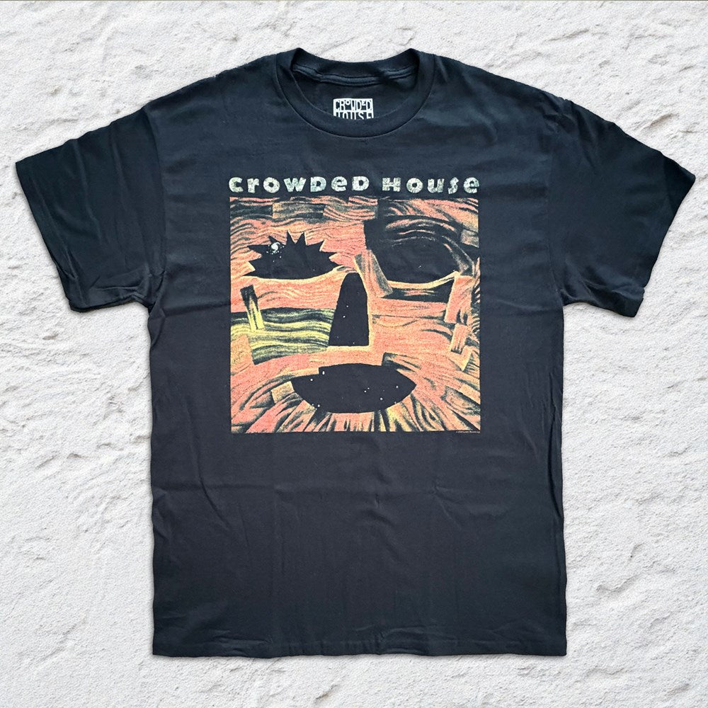 Crowded House Woodface Collector T-Shirt – Black