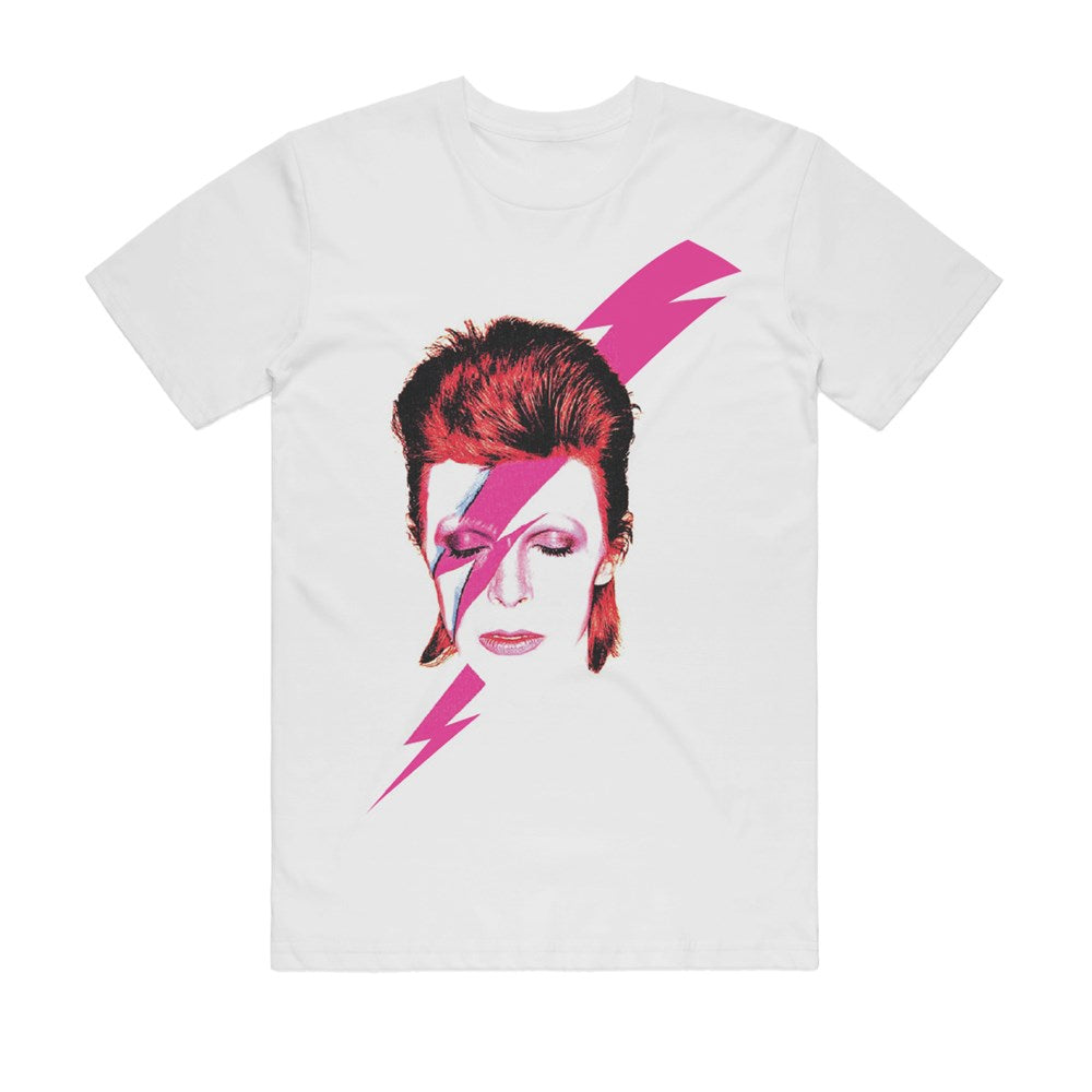 David Bowie - Aladdin Sane - White T-shirt
