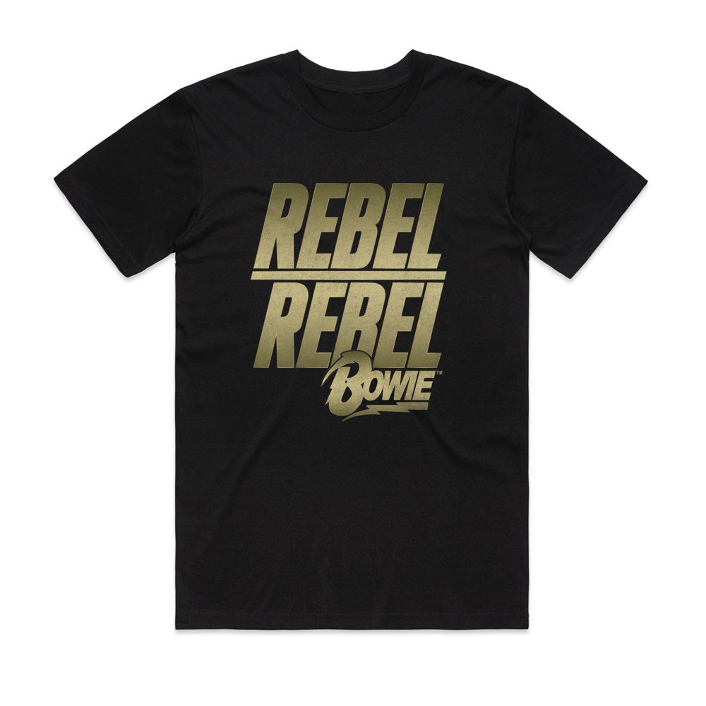 David Bowie Rebel Rebel T-Shirt – Black