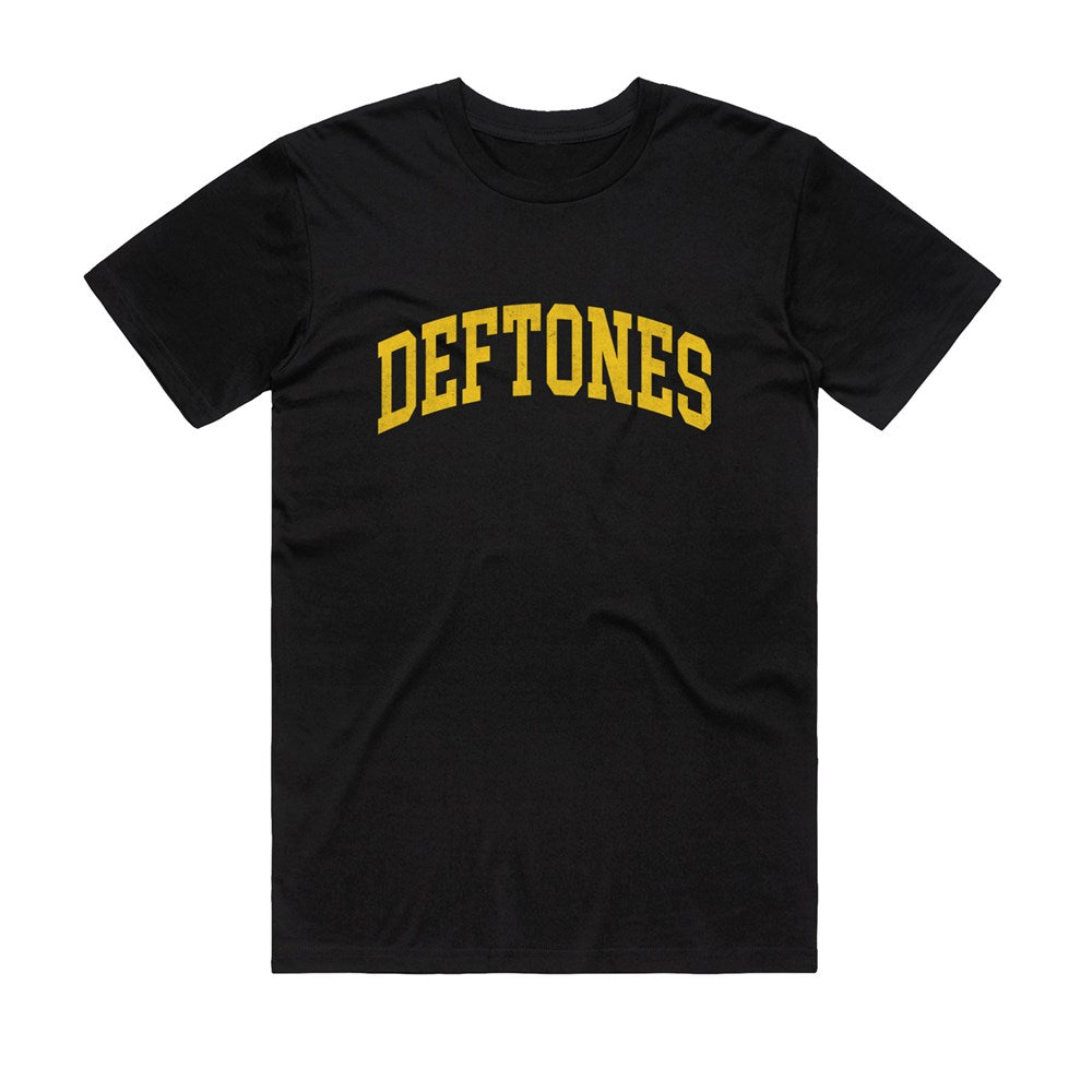Deftones College Logo T-Shirt – Black