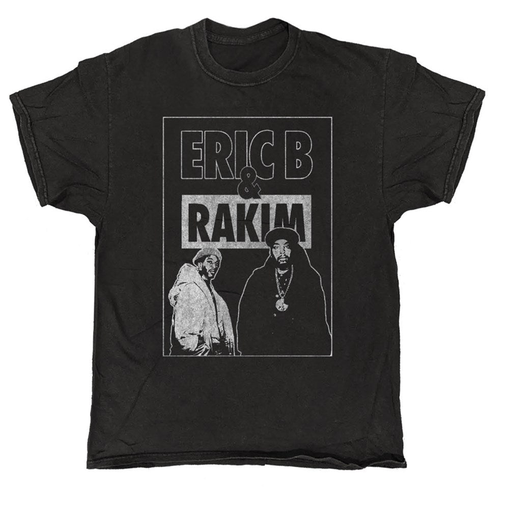 Eric B & Rakim Blackout T-Shirt – Black Vintage