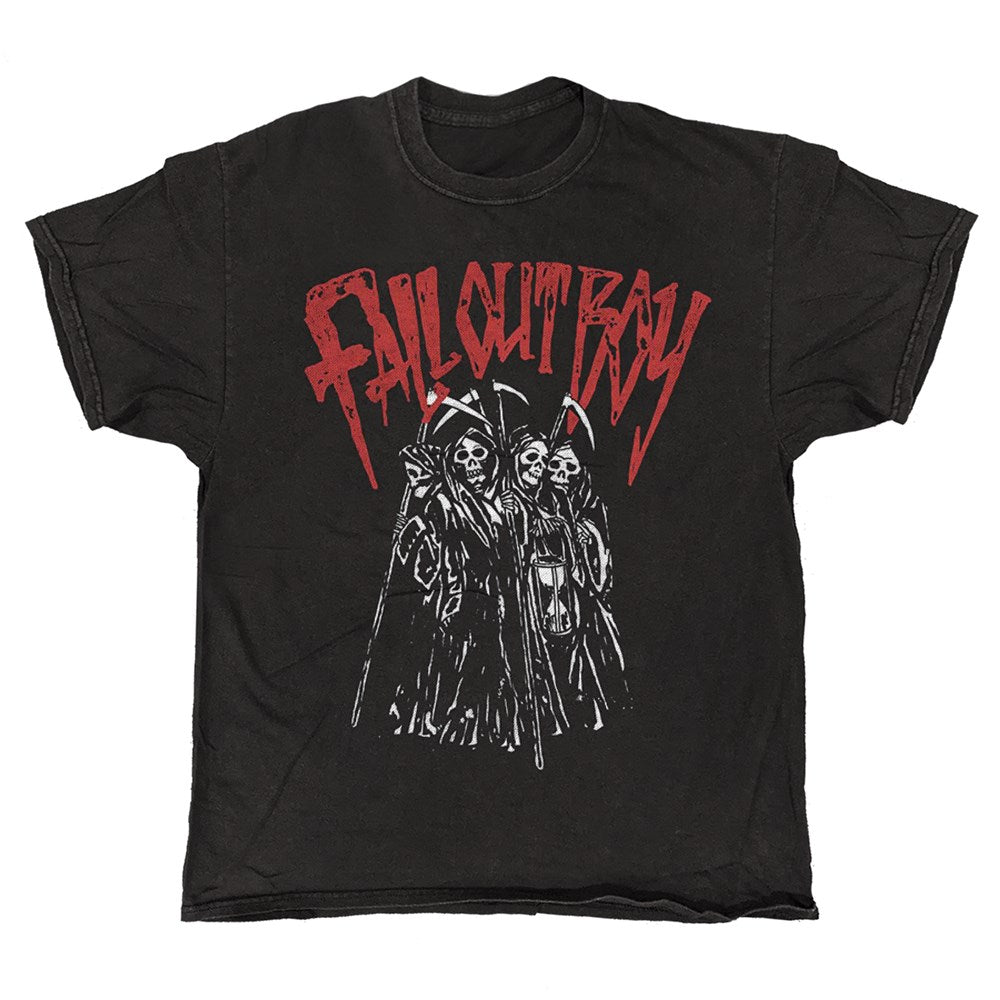 Fall Out Boy - Reapers - Black Vintage T-shirt