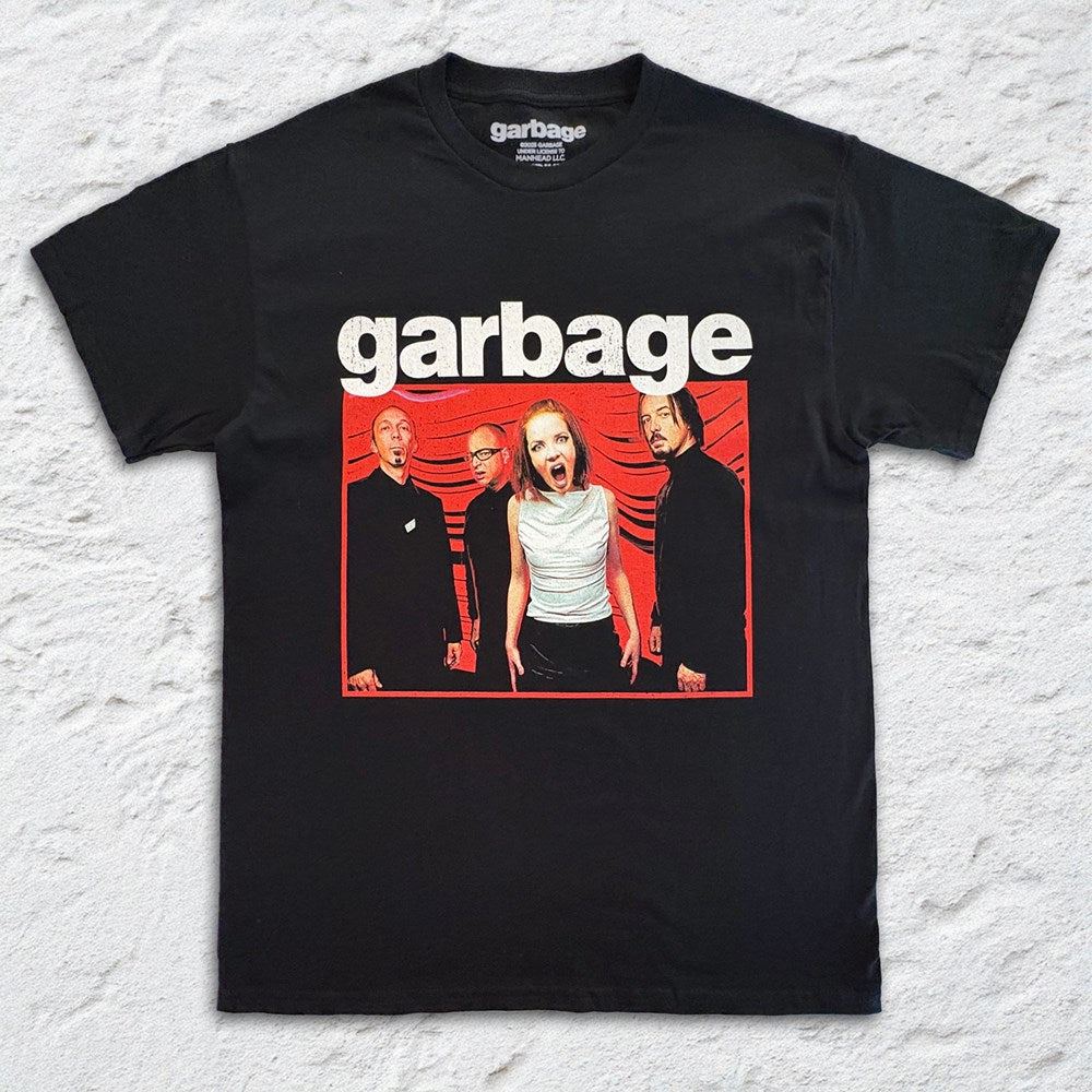 Garbage Yelling Photo T-Shirt – Black