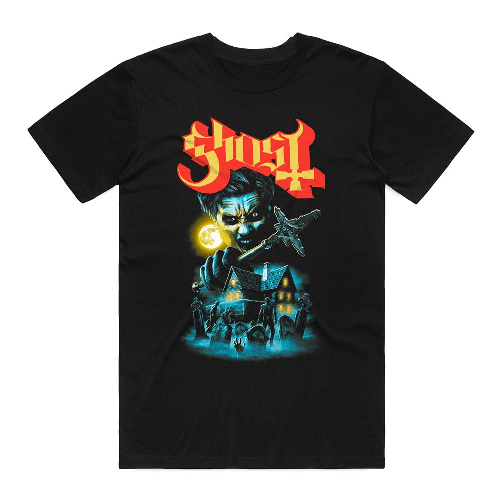 Ghost - Cemetary - Black T-shirt