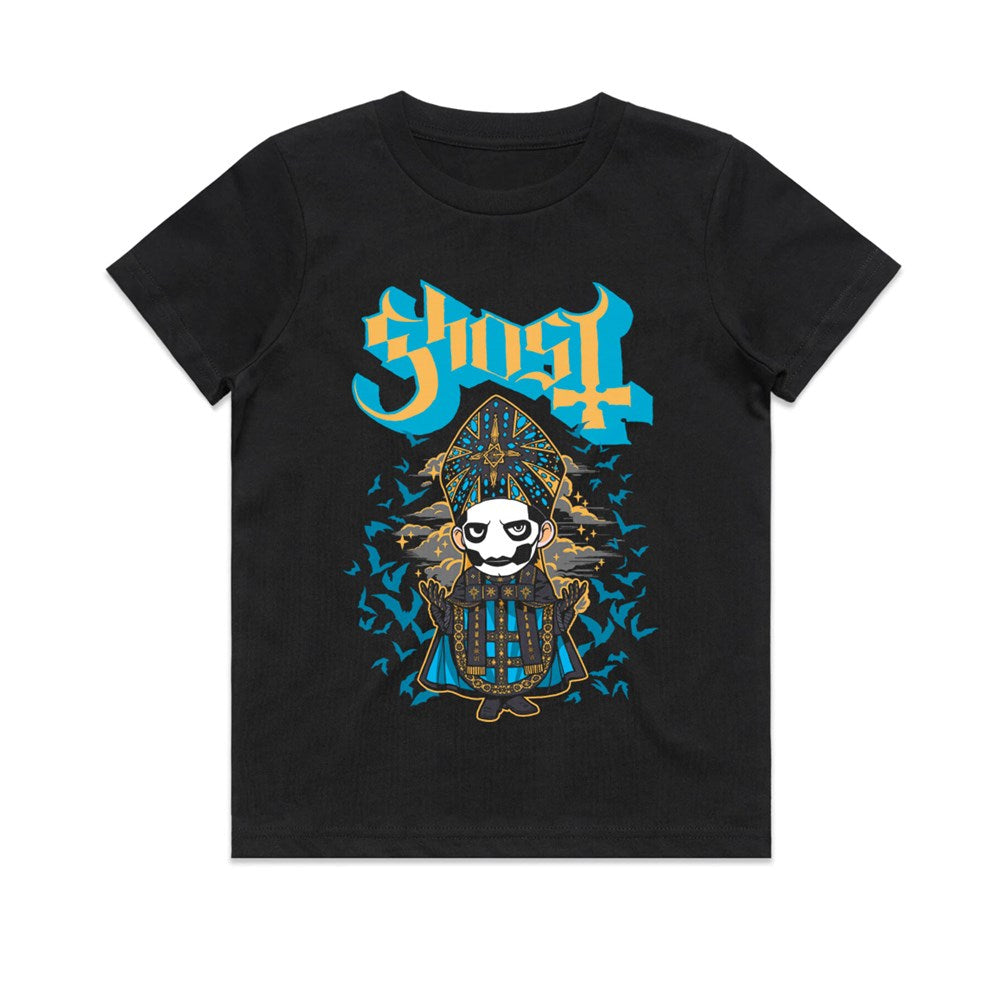 Ghost Cutie Vitruvian Kids T-Shirt – Black