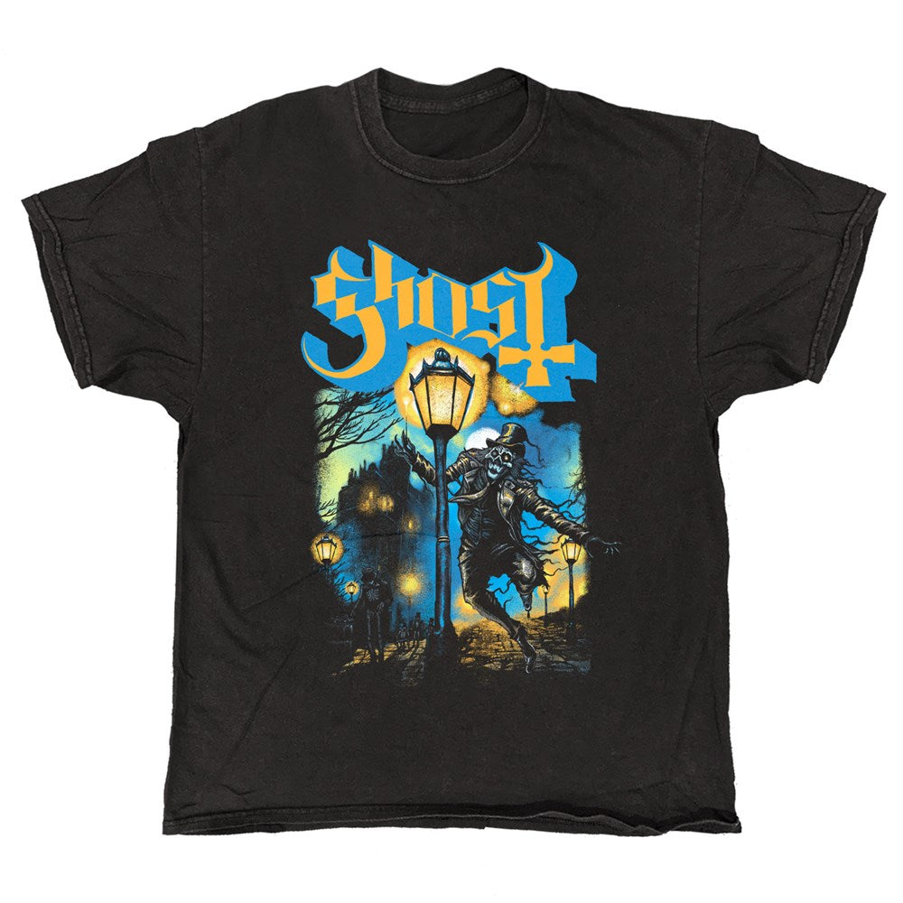 Ghost Lamplighter T-Shirt – Black Vintage
