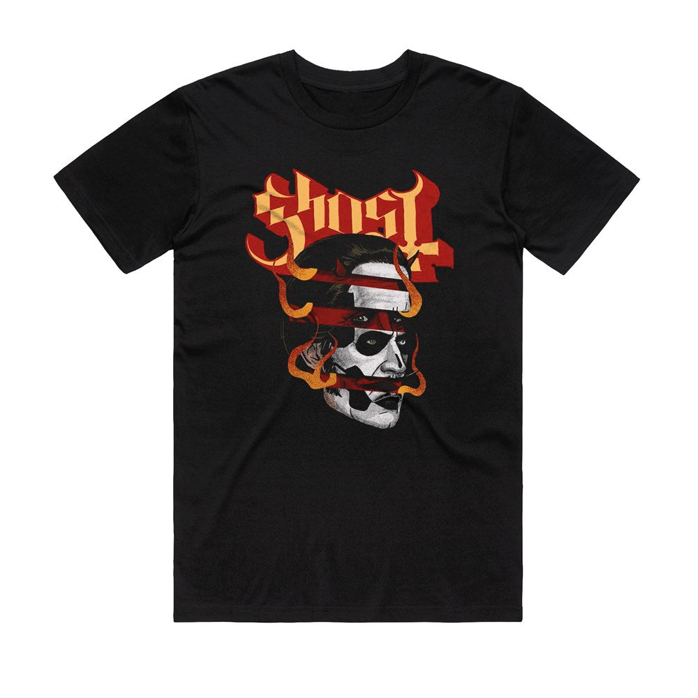 Ghost Face Inside Face T-Shirt – Black