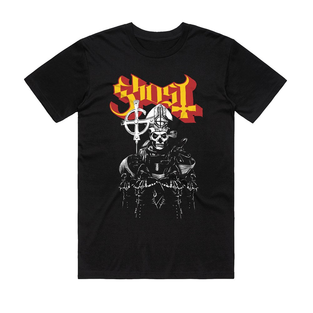Ghost - Papa 2 GRC - Black T-shirt