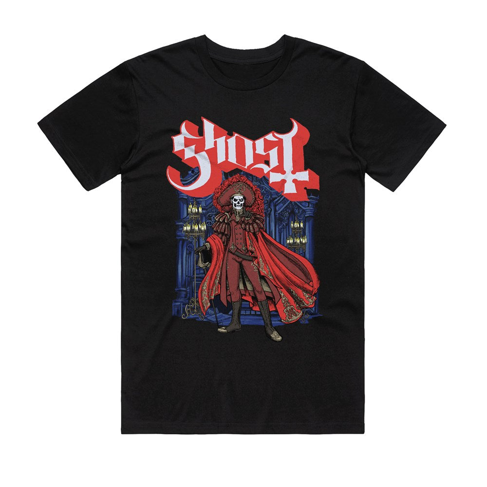 Ghost Red Death T-Shirt – Black