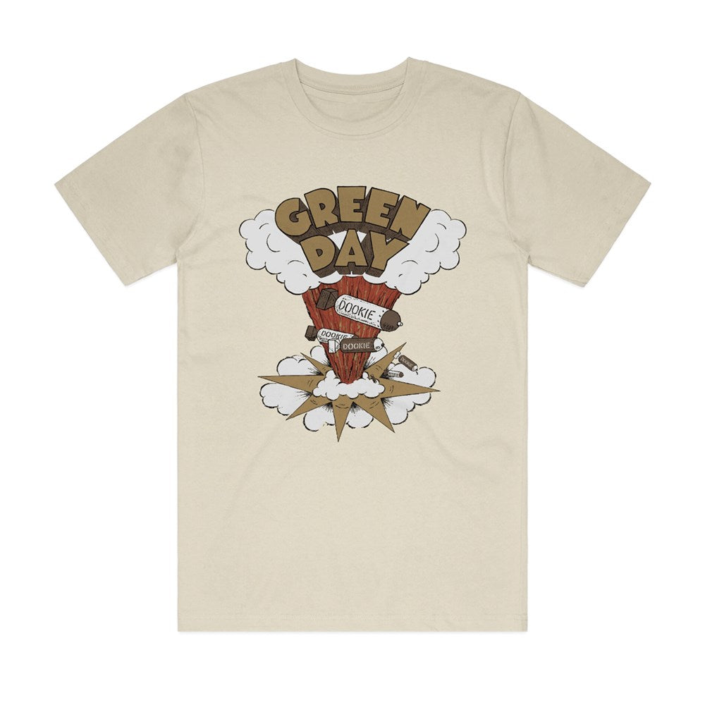 Green Day Dookie Album T-Shirt – Sand