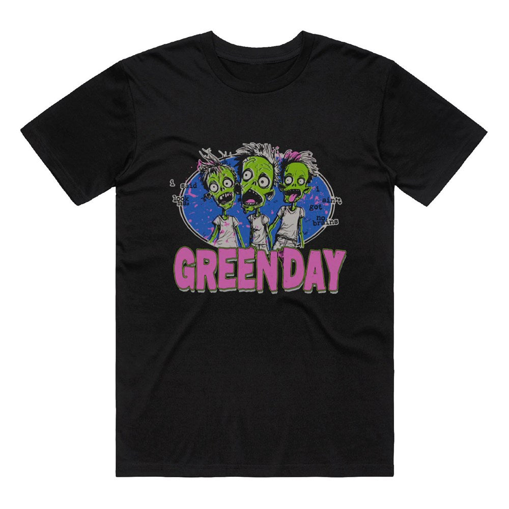 Green Day Zombies Statement T-Shirt – Black