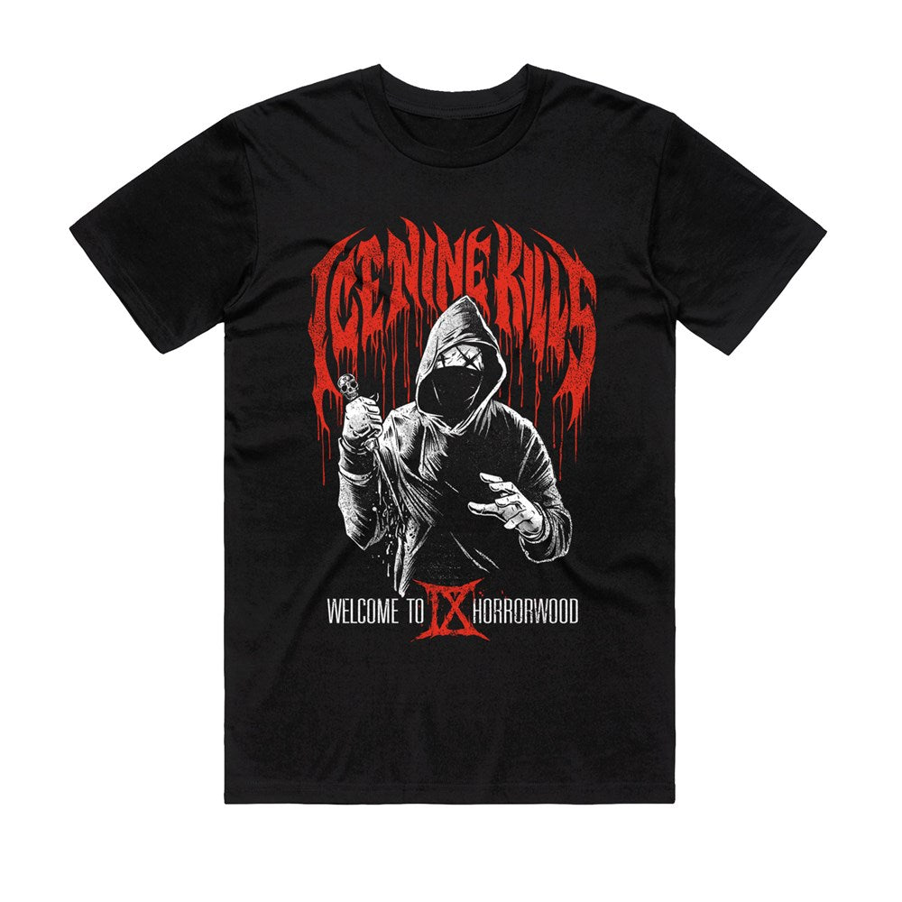 Ice Nine Kills Mystery Killer Slasher T-Shirt – Black