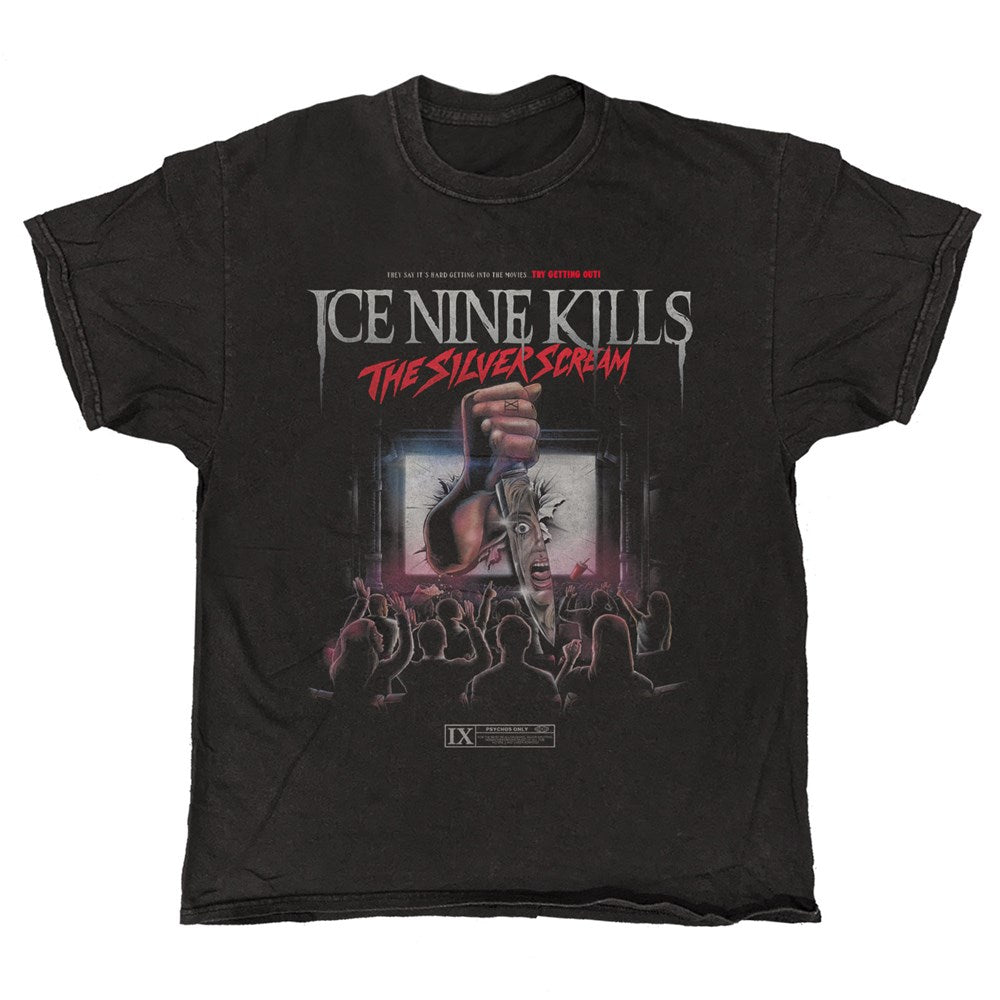 Ice Nine Kills Silver Scream T-Shirt – Black Vintage